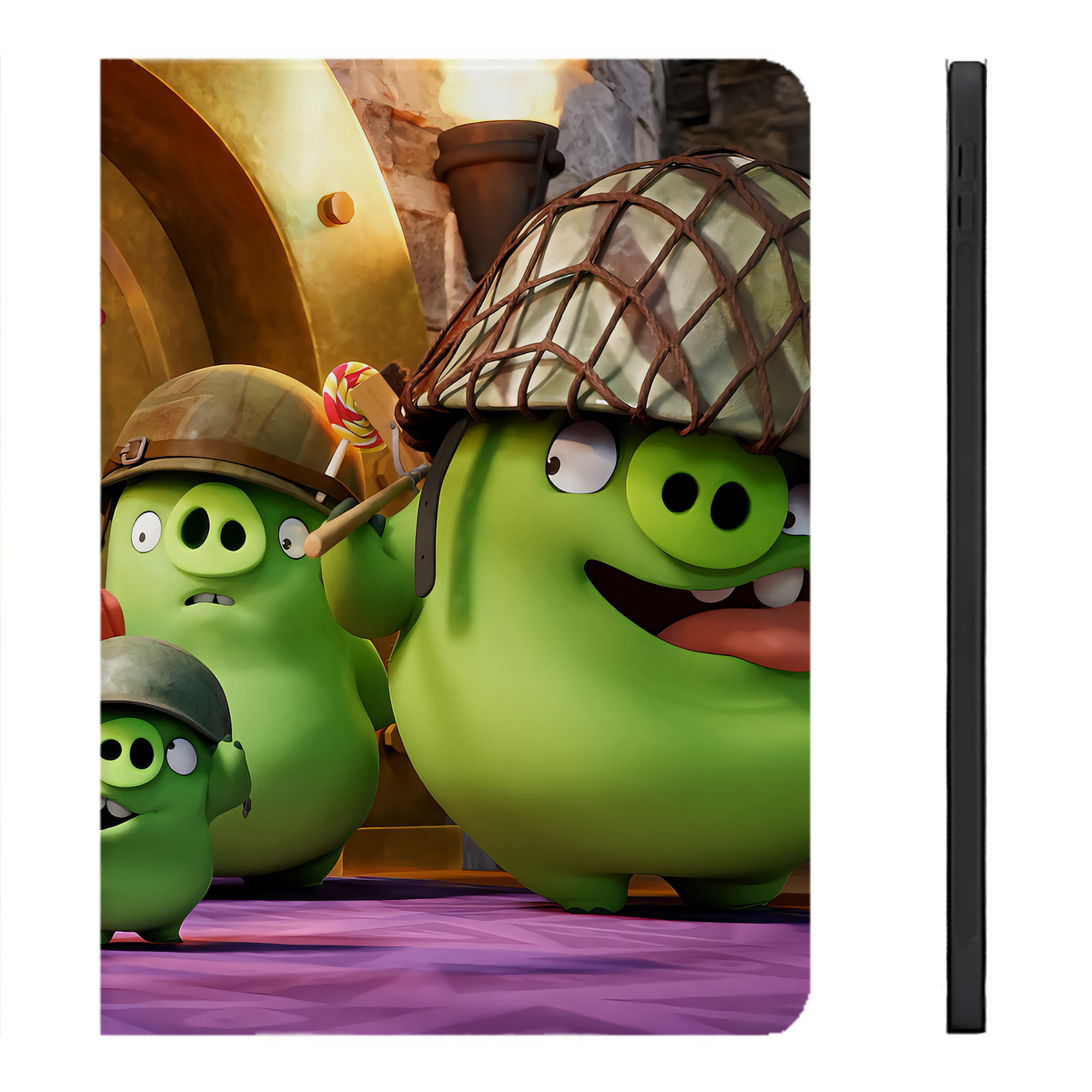 （画像用） Angry Birds アングリーバード IPadケース ペンホルダー付き ブックスタイルデザイン